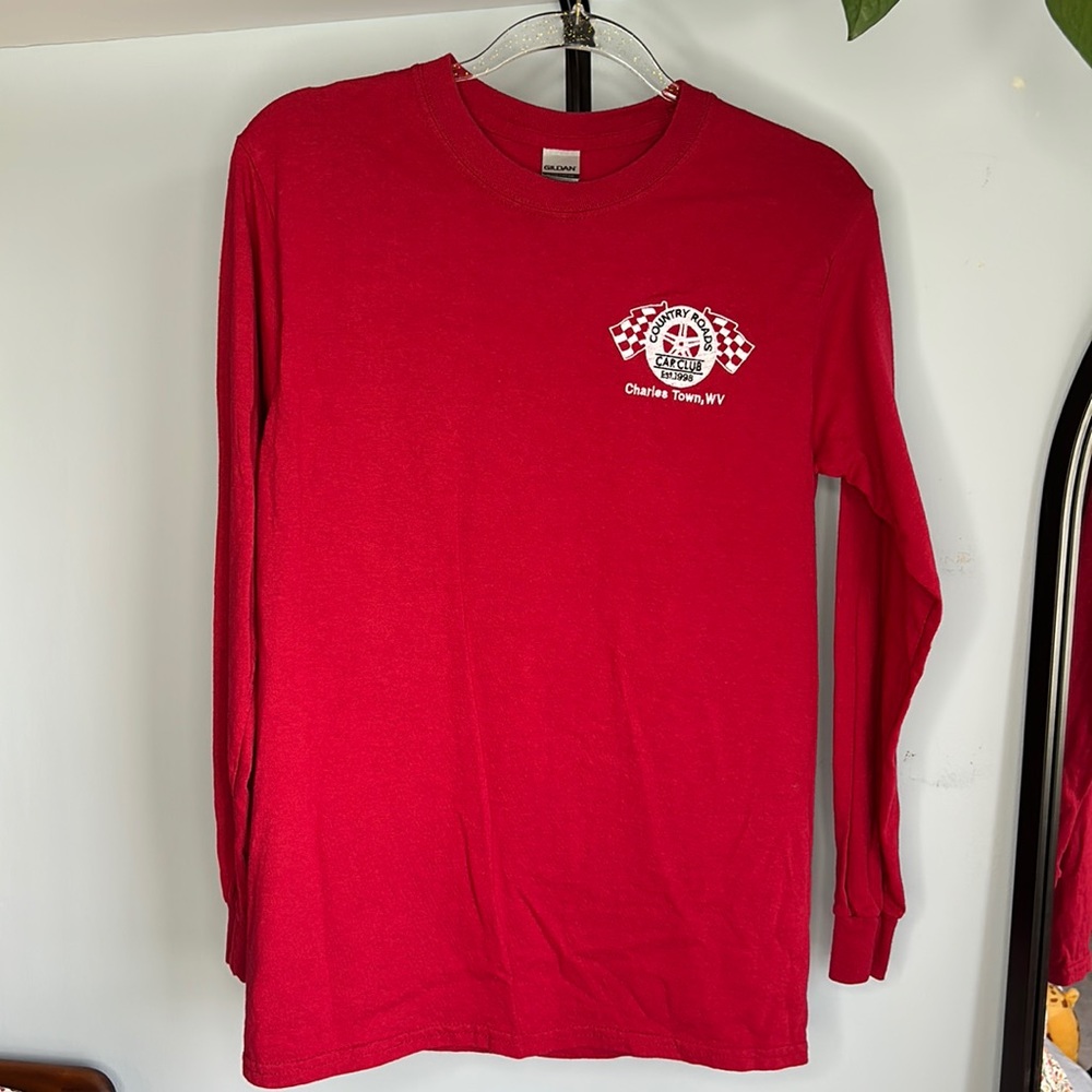 Country Roads Car Club WV Embroidered Long Sleeve Tee